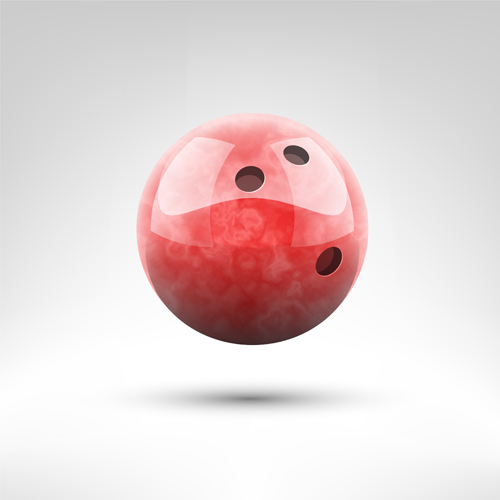Realistic bowling ball vector design 08 Realistic bowling ball vector design 08
