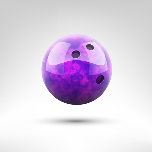 Realistic bowling ball vector design 09 Realistic bowling ball vector design 09