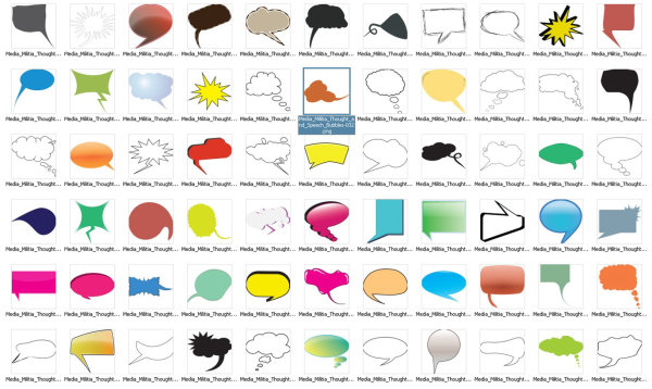 Various dialog vector Various dialog vector