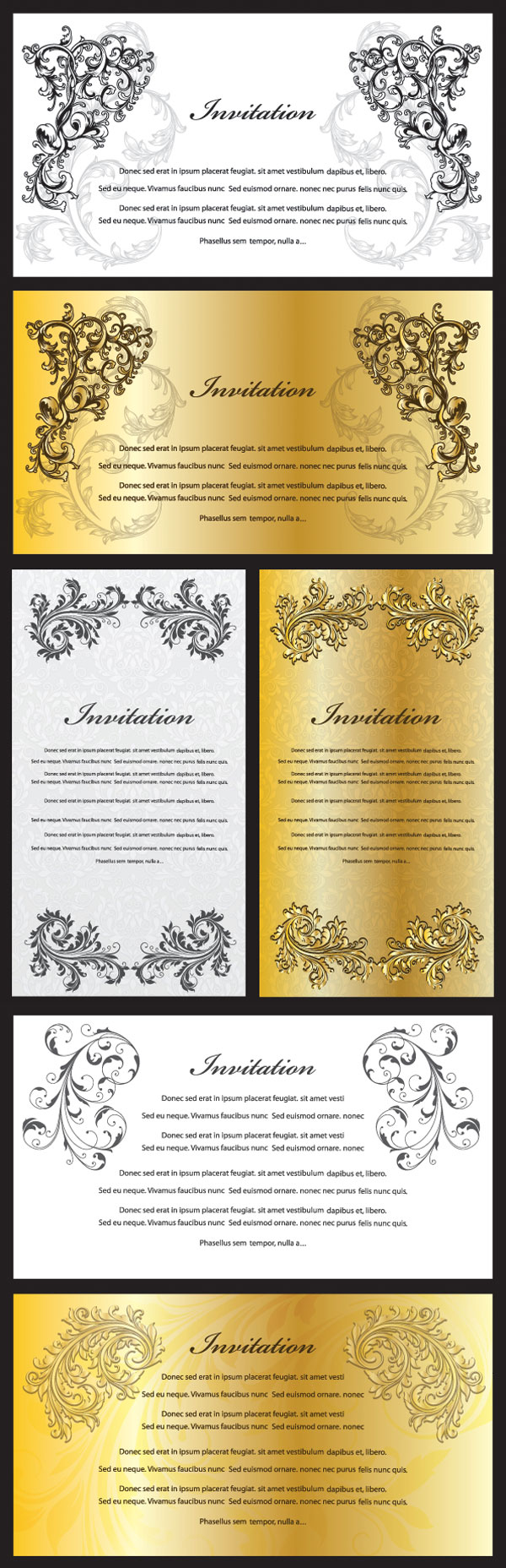 Ornate floral certificate vector Ornate floral certificate vector