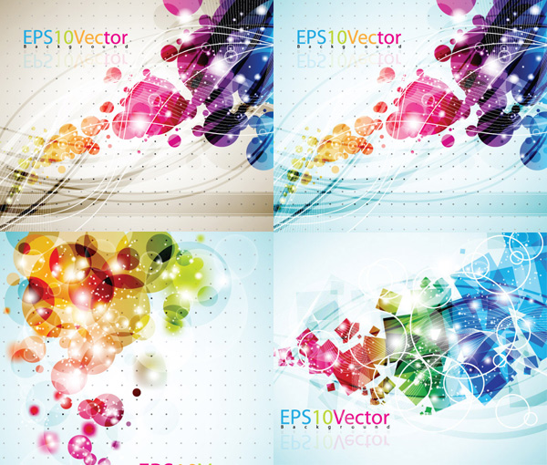 Glare clutter background vector Glare clutter background vector