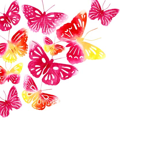 Beautiful butterflies design vectors graphics 01 Beautiful butterflies design vectors graphics 01