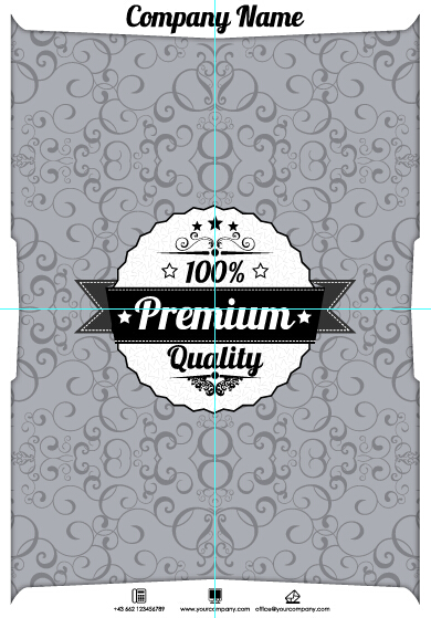 Brochure company cover template vector Brochure company cover template vector