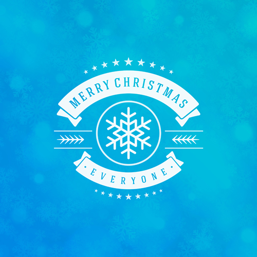 Merry christmas lable with halation background vector Merry christmas lable with halation background vector