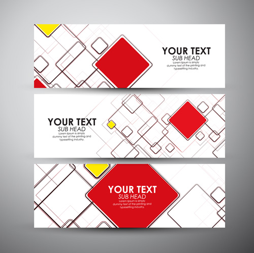 Modern business banners design set 10 Modern business banners design set 10
