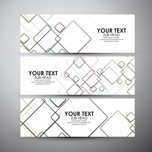 Modern business banners design set 11 Modern business banners design set 11