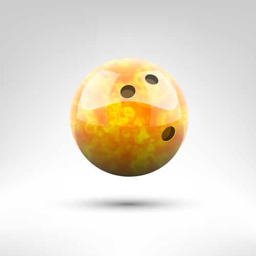 Realistic bowling ball vector design 06 Realistic bowling ball vector design 06