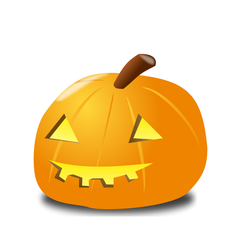 shiny pumpkin illustration halloween 