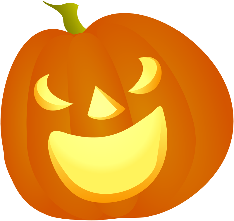 shiny pumpkin illustration 