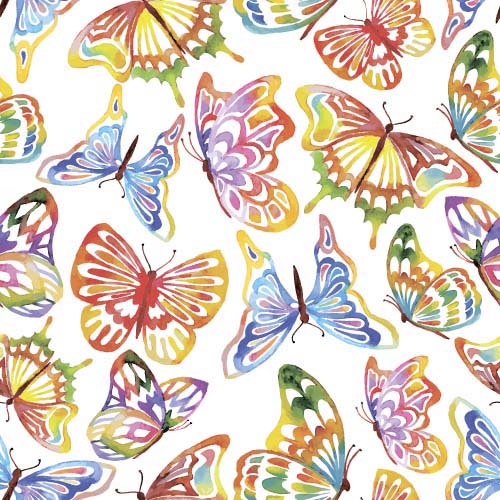 seamless material butterflies 