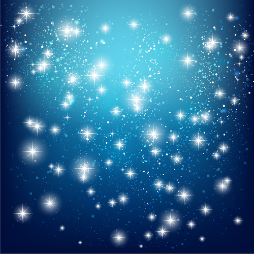 Vector glowing stars art background Vector glowing stars art background