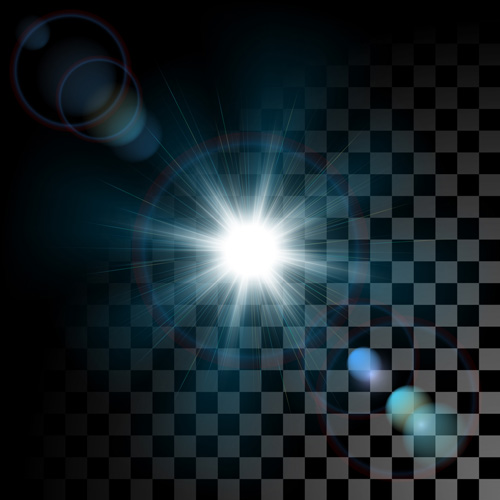 lights with halation vector background lights with halation vector background