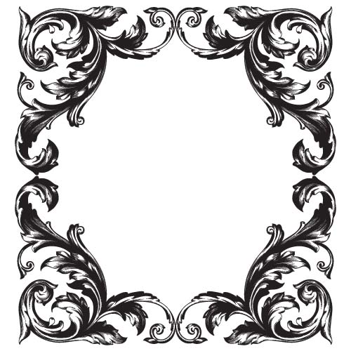 Classical baroque style frame vector design 01 Classical baroque style frame vector design 01