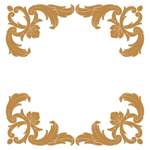 Classical baroque style frame vector design 06 Classical baroque style frame vector design 06
