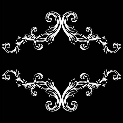 Classical baroque style frame vector design 12 Classical baroque style frame vector design 12