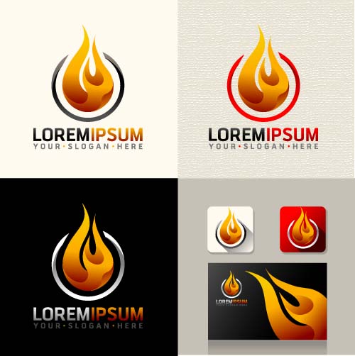 Creative company logos with business vectors 02 Creative company logos with business vectors 02