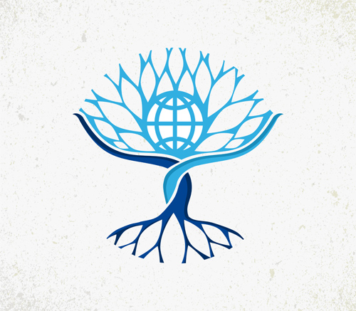 Creative tree logo vector graphics 03 Creative tree logo vector graphics 03