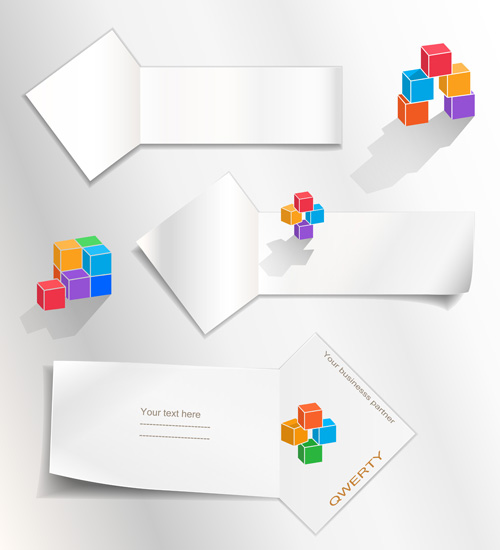 Paper arrow banner vectors 06