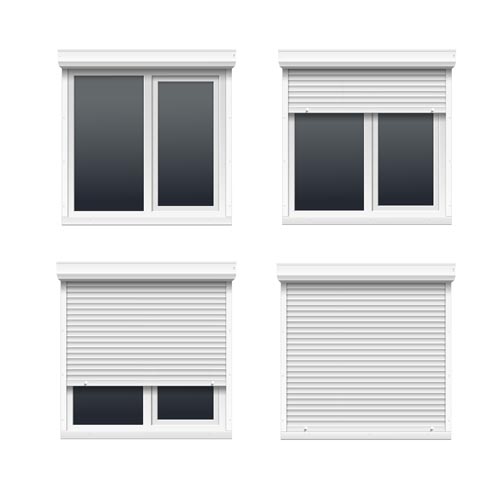 Plastic window design template vector 01 Plastic window design template vector 01