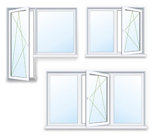 Plastic window design template vector 02 Plastic window design template vector 02