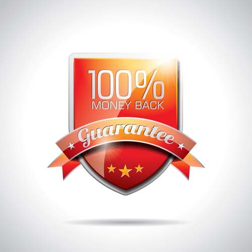 Shining premium quality labels creative vector 06