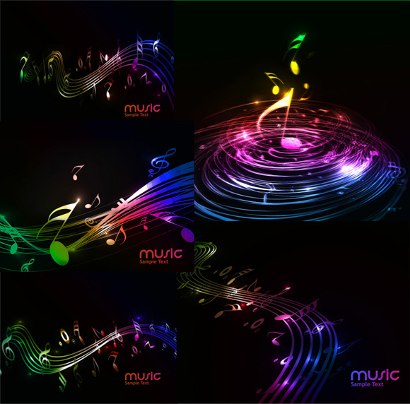 Soft music background vector Soft music background vector