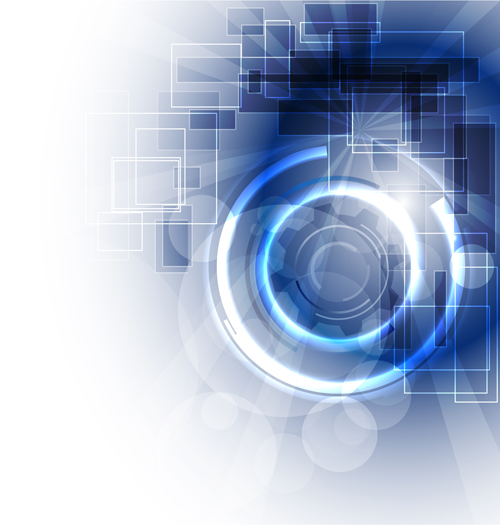 Blue light tech background art vector Blue light tech background art vector