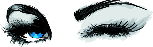 Different Eyes design vector 01 Different Eyes design vector 01