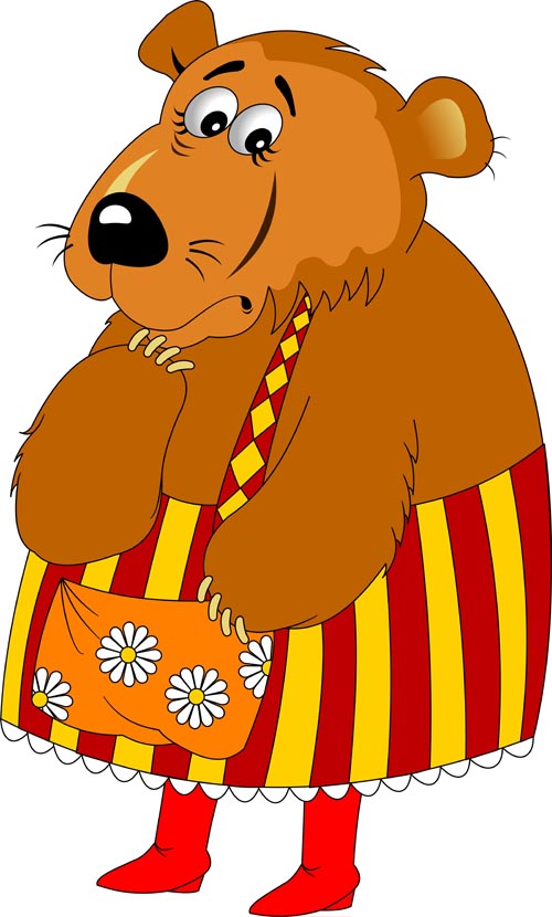 Mama bear vecor illustration 01 Mama bear vecor illustration 01