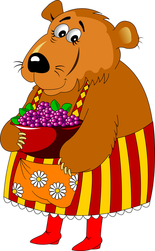 Mama bear vecor illustration 02 Mama bear vecor illustration 02