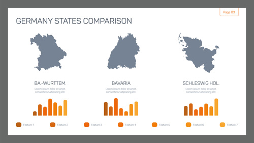 Map with infographic business templates vector 06 Map with infographic business templates vector 06