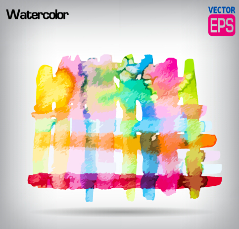 Messy watercolor art background vector 01 Messy watercolor art background vector 01
