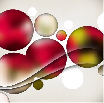 Multicolor sphere with abstract background vector Multicolor sphere with abstract background vector