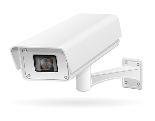 video surveillance realistic material 