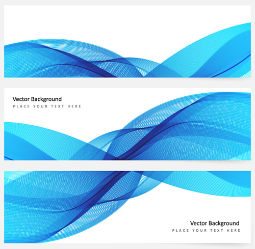 Smoke with wavy abstract banners set 07 Smoke with wavy abstract banners set 07