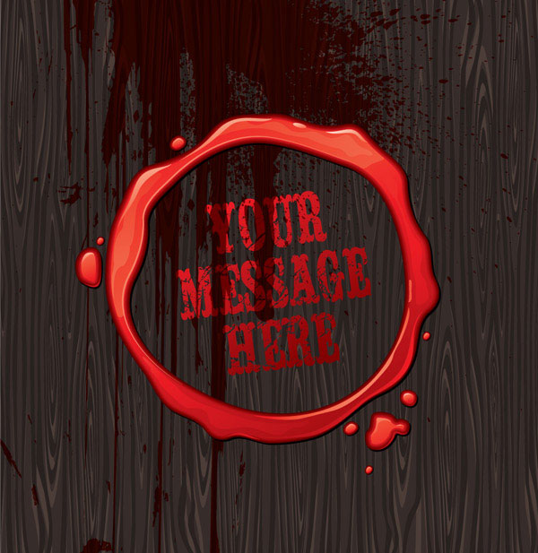 Red fire wood background vector