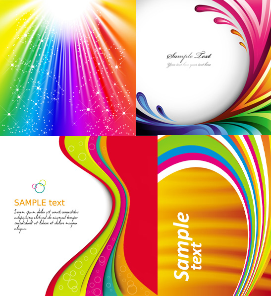 Elements of festive color background art vector Elements of festive color background art vector
