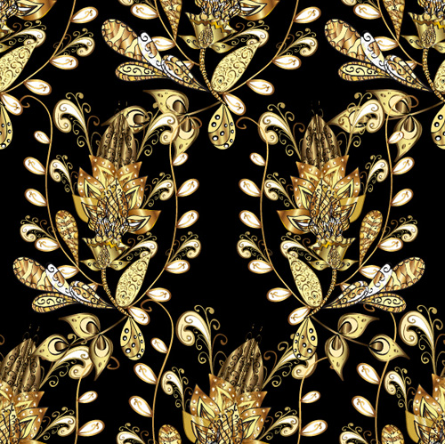 Decorative ornate pattern seamless vector 04 Decorative ornate pattern seamless vector 04