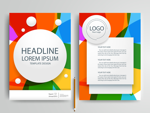 Flyer or brochure cover modern design vector 05 Flyer or brochure cover modern design vector 05