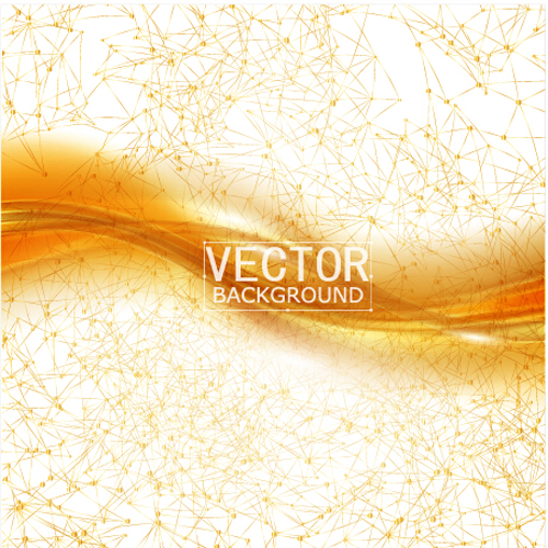 Lines with dot and abstract background vector 02 Lines with dot and abstract background vector 02