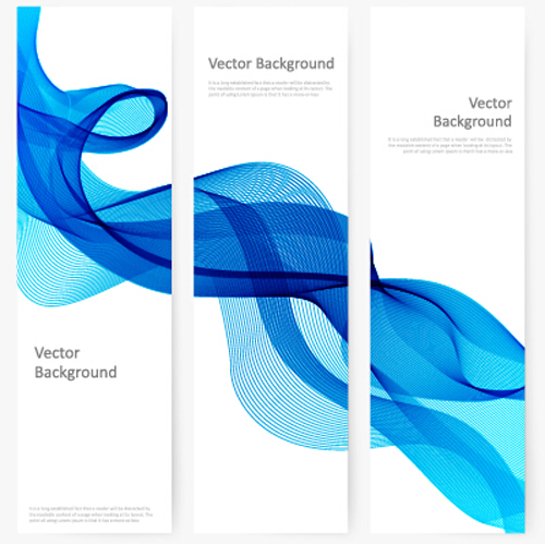 Smoke with wavy abstract banners set 11 Smoke with wavy abstract banners set 11