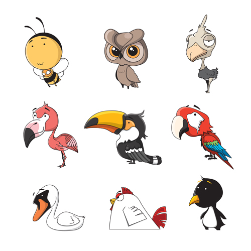lovely cartoon animal vectors 04 lovely cartoon animal vectors 04