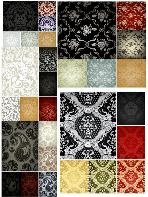 Decorative pattern background Vector