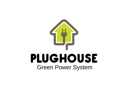Plug logo house 