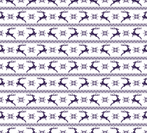 Simple christmas pattern seamless vectors 01 Simple christmas pattern seamless vectors 01