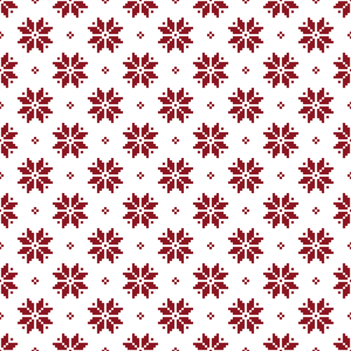 Simple christmas pattern seamless vectors 03 Simple christmas pattern seamless vectors 03