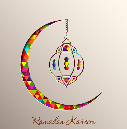 Eid mubarak layered background vector 01