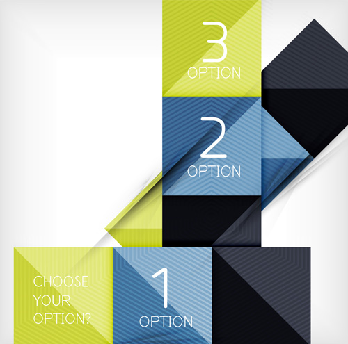 Geometric with numbered business template vector 04 Geometric with numbered business template vector 04