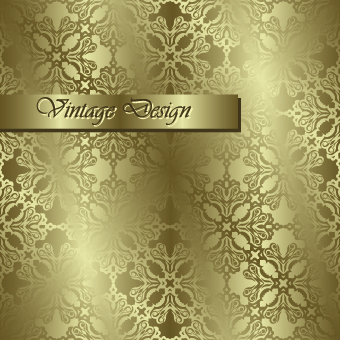 luxurious Golden vintage patterns background 04 luxurious Golden vintage patterns background 04