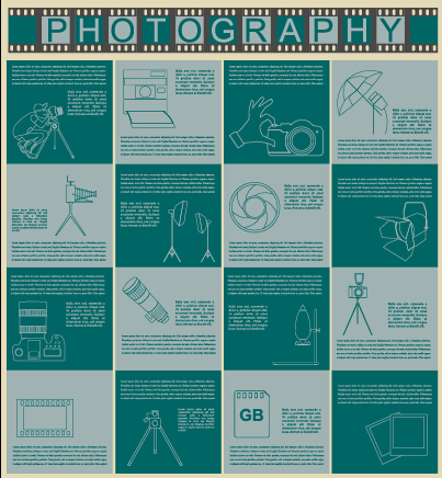 style photography infographics green 